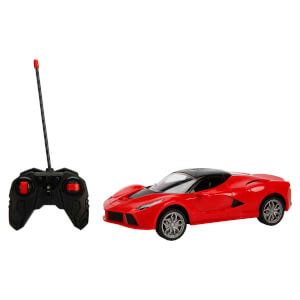 1:16 Işıklı Ferrari USB Şarjlı Uzaktan Kumandalı Araba 