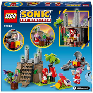 LEGO Sonic the Hedgehog Knuckles ve Master Emerald Tapınağı 76998 – 8 Yaş ve Üzeri Çocuklar İçin Video Oyunu Karakterleri İçeren Yaratıcı Oyuncak Yapım Seti (325 Parça)