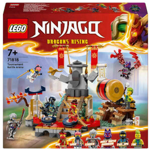 LEGO NINJAGO Turnuva Savaş Arenası 71818 – 7 Yaş ve Üzeri İçin 6 Minifigür İçeren Yaratıcı Oyuncak Yapım Seti (659 Parça)