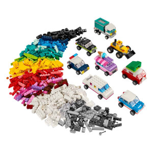 LEGO® Classic Yaratıcı Araçlar 11036 -4 Yaş ve Üzeri Çocuklar için 10 Adet Araba Yapımı İçeren Yaratıcı Oyuncak Yapım Seti (900 Parça)