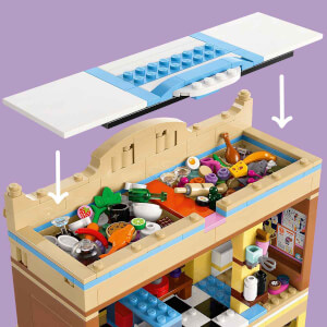 LEGO Friends Restoran ve Aşçılık Okulu 42655 - 8 Yaş ve Üzeri Çocuklar için Mini Bebek İçeren Yaratıcı Oyuncak Yapım Seti (896 Parça)