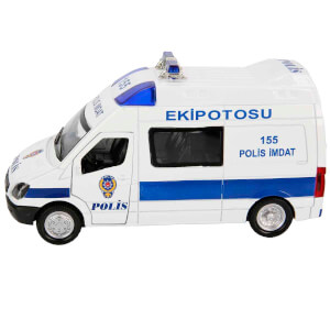 Sesli ve Işıklı Polis Ekip Otosu