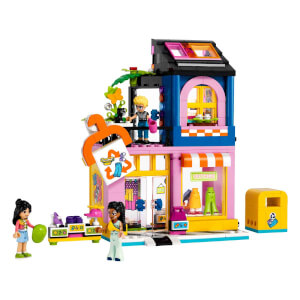 LEGO® Friends Vintage Giyim Mağazası 42614 - 6 Yaş ve Üzeri Çocuklar için Olly, Liann ve Jordin Minifigürü İçeren Yaratıcı Oyuncak Yapım Seti (409 Parça)