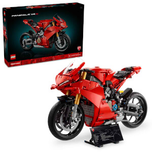 LEGO Technic Ducati Panigale V4 S Motosiklet 42202 - Yetişkinler için İnşa Edilebilen Yaratıcı Model Yapım Seti (1603 Parça)