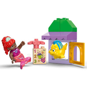 LEGO DUPLO Disney Ariel ve Flounder’ın Kafe Standı 10420 - 2 Yaş ve Üzeri Çocuklar İçin Küçük Deniz Kızı İçeren Eğitici Oyuncak Yapım Seti (22 Parça)