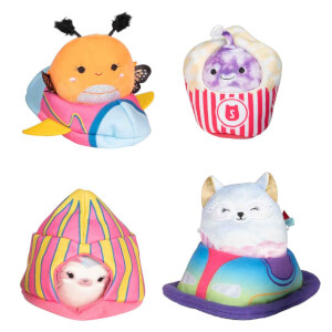 Squishmallows Micromallows 6 Peluş 4 Aksesuar 4 Giysi Seti 6 cm 