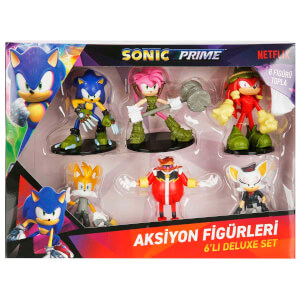 Sonic Prime Delüks 6'lı Figür Seti