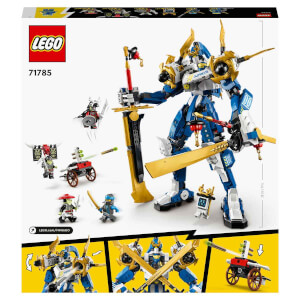 LEGO NINJAGO Jay’in Titan Robotu 71785 - 9 Yaş ve Üzeri Çocuklar için Oyuncak Savaş Robotu ve Ninja Minifigürleri İçeren Oyuncak Yapım Seti (794 Parça)