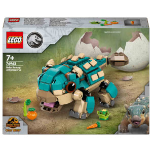 LEGO Jurassic World Yavru Bumpy: Ankylosaurus 76962 - 7 Yaş ve Üzeri  Kretase Kampı Hayranları için Yaratıcı Oyuncak Yapım Seti (358 Parça)