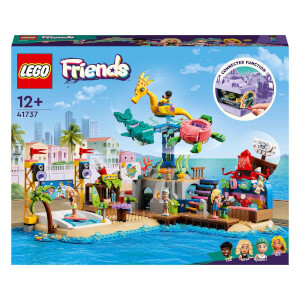 LEGO Friends Plaj Lunaparkı 41737 - 12 Yaş ve Üzeri Çocuklar için Teknik bir Yapım Projesi (1348 Parça)