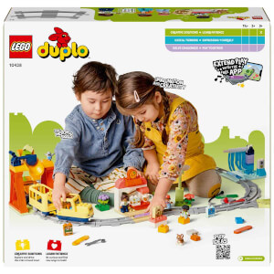 LEGO DUPLO Kasabası Büyük İnteraktif Mahalle Treni 10428 -3 Yaş ve Üzeri Çocuklar İçin Eğitici Oyuncak Yapım Seti (103 Parça)