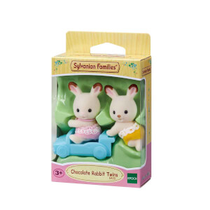 Sylvanian Families İkiz Çikolata Kulaklı Tavşan Bebekler