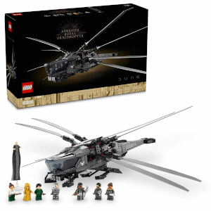 LEGO Icons Dune: Çöl Gezegeni Atreides Royal Ornithopter 10327 - Yetişkinler için Koleksiyonluk Yaratıcı Model Yapım Seti (1369 Parça)