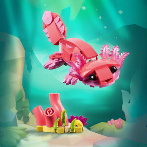 LEGO Creator 3’ü 1 Arada Vahşi Hayvanlar: Pembe Flamingo 31170 - 8 Yaş ve Üzeri Çocuklar için Kakadu Papağanı veya Aksolotl’a Dönüşebilen Yaratıcı Oyuncak Yapım Seti (288)