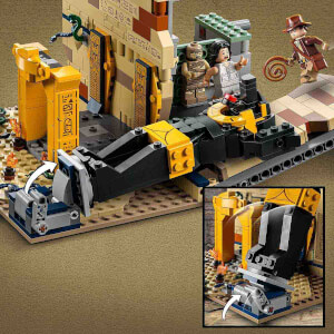 LEGO Indiana Jones: Kayıp Mezardan Kaçış 77013 8 Yaş ve Üzeri Çocuklar için Tapınak Modeli ve Indy Minifigürü İçeren Yaratıcı Oyuncak Yapım Seti 600 Parça