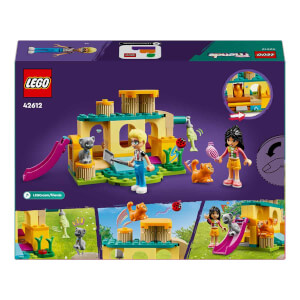 LEGO® Friends Kedi Oyun Parkı Macerası 42612 - 5 Yaş ve Üzeri Çocuklar için Hayvan Figürleri İçeren Yaratıcı Oyuncak Yapım Seti (87 Parça)