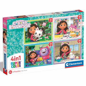 4in1 Supercolor Puzzle: Gabby’s Dollhouse