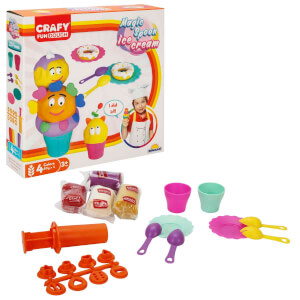 Crafy Buzzy Muzzy Dondurma Oyun Hamuru Seti 200 g 22 Parça