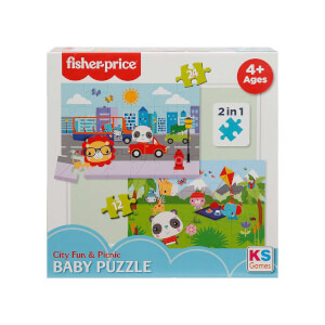 Fisher Price Baby City Fun & Picnic 2’si 1 Arada Puzzle