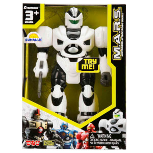 M.A.R.S. Sesli ve Işıklı Yürüyen Robot 18 cm