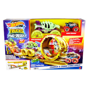 Hot Wheels Monster Trucks Charge  Chase Challenge Oyun Seti HXT05