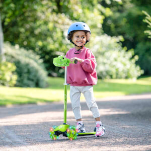 Evo 3 Tekerlekli Dino Işıklı Mini Cruiser Scooter