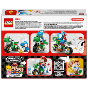 LEGO Super Mario: Mario Kart – Yoshi Bike 72031 - 7 Yaş ve Üzeri Çocuklar için Koleksiyonluk Yaratıcı Oyuncak Yapım Seti (133 Parça)