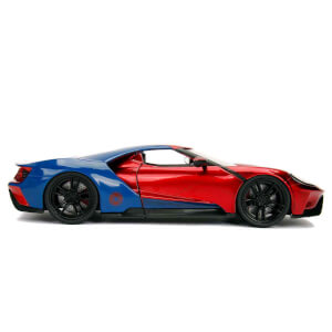 1:24 Marvel 2017 Ford GT Model Araba ve Spiderman Figür