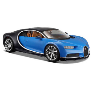 1:18 Bugatti Chiron Model Mavi Araba