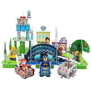 126 Parça 3D Puzzle: PAW Patrol