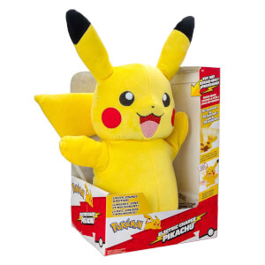 Sesli ve Işıklı Pokemon Pikachu İnteraktif Peluş 