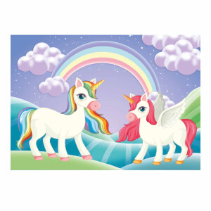 60 Parça Puzzle: Unicornlar