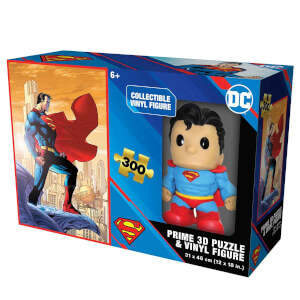 Prime 3D 300 Parça 3D Puzzle ve Figür Seti: Superman