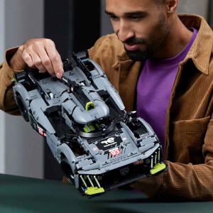  LEGO Technic PEUGEOT 9X8 24H Le Mans Hybrid Hypercar 42156 - Motor Sporları Hayranı Yetişkinler için Koleksiyonluk ve Sergilenebilir Model Araba Yapım Seti (1775 Parça)