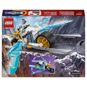 LEGO NINJAGO Zane’in Buz Motosikleti 71816 – 7 Yaş ve Üzeri İçin Zane Minifigürü İçeren Yaratıcı Oyuncak Yapım Seti (84 Parça)