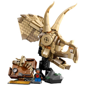 LEGO Jurassic World Dinozor Fosilleri: Triceratops Kafatası 76969 - 9 Yaş ve Üzeri Çocuklar için Yaratıcı Oyuncak Dinozor Yapım Seti (468 Parça)