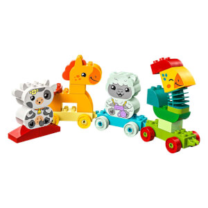 LEGO DUPLO İlk Hayvan Trenim 10412 - 1 Buçuk Yaş ve Üzeri Çocuklar için Tekerlekli Oyuncak Tren İçeren Eğitici Yapım Seti (19 Parça)