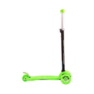 Shinaro 3 Tekerlekli Işıklı Yeşil Maxi Scooter