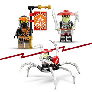 LEGO NINJAGO Cole’un Toprak Ejderhası EVO 71782 - 7 Yaş ve Üzeri Çocuklar İçin Cole ve İskelet Minifigürleri İçeren Yaratıcı Oyuncak Yapım Seti (285 Parça)