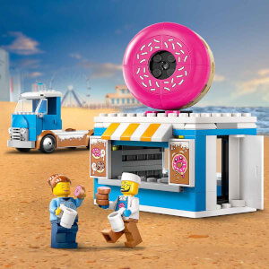 LEGO City Donut Kamyonu 60452 - 5 Yaş ve Üzeri Çocuklar için Yaratıcı Oyuncak Yapım Seti (196 Parça)