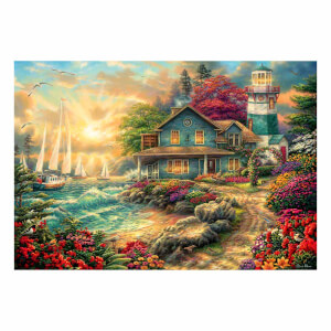 2000 Parça Puzzle: Mavi Konak  