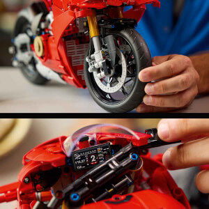 LEGO Technic Ducati Panigale V4 S Motosiklet 42202 - Yetişkinler için İnşa Edilebilen Yaratıcı Model Yapım Seti (1603 Parça)