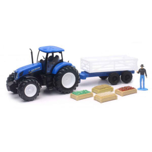 1:32 New Holland T7.270 Traktör Çiftlik Oyun Seti