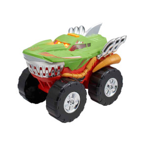 Teamsterz Monster Moverz Robo Shark Sesli ve Işıklı Motorize Köpek Balığı Araba 24 cm.