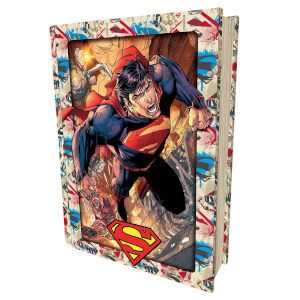 300 Parça 3D Puzzle Metal Kutu: Superman