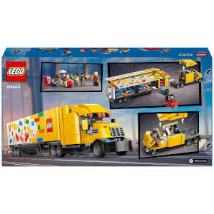 LEGO City Sarı Dağıtım Kamyonu 60440 - 8 Yaş ve Üzeri Çocuklar için Yaratıcı Oyuncak Yapım Seti (1061 Parça)