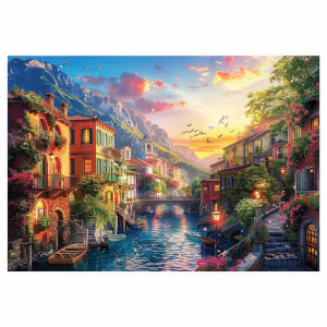 2000 Parça Puzzle: Akdeniz Kasabası