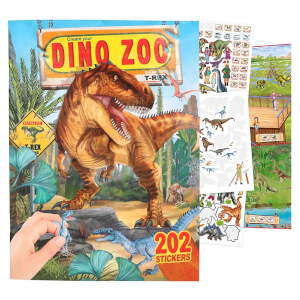 Dino World Dinozor Çıkartma Defteri