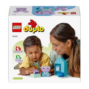 LEGO® DUPLO® İlk Günlük Rutinlerim: Banyo Zamanı 10413 - 1 Buçuk Yaş ve Üzeri Çocuklar için Eğitici Banyo Oyuncağı Yapım Seti (15 Parça)