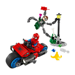 LEGO® Marvel Motosiklet Takibi: Örümcek Adam Doktor Oktopus'a Karşı 76275 - 6 Yaş ve Üzeri Süper Kahraman Seven Çocuklar için Yaratıcı Oyuncak Yapım Seti (77 Parça)